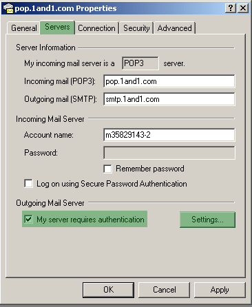 Outlook Express Auth 2